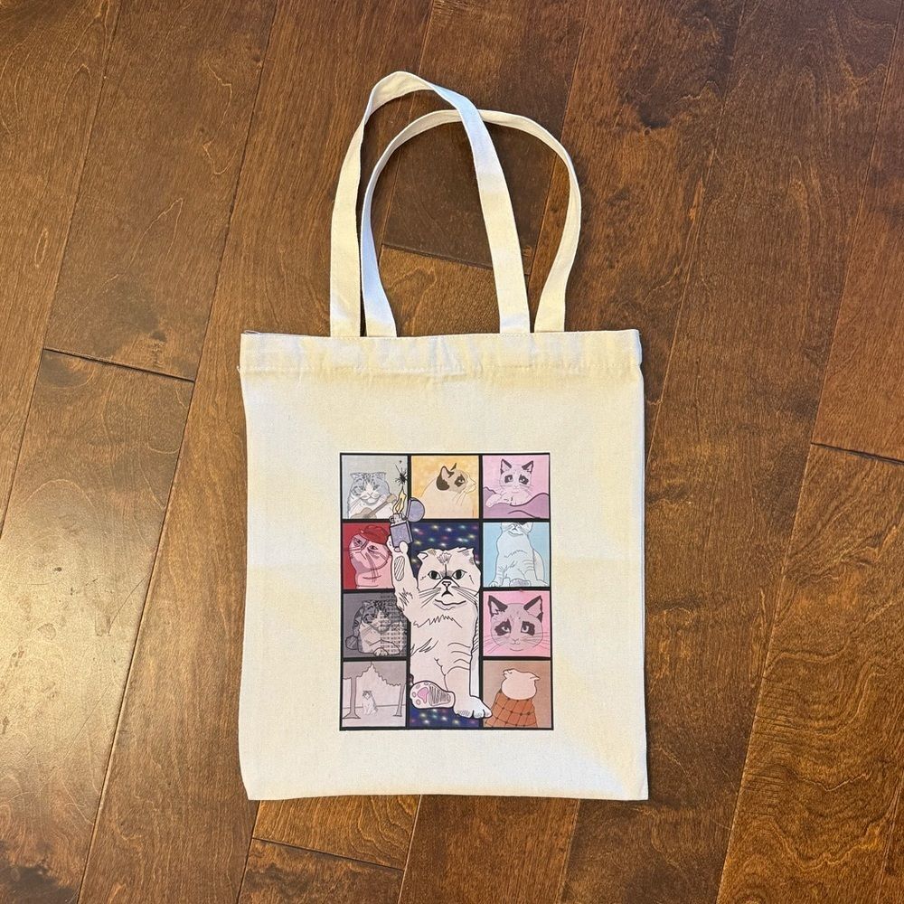 NEW‎ The Eras Tour Logo (Olivia’s Version) Taylor Swift Canvas Tote Bag